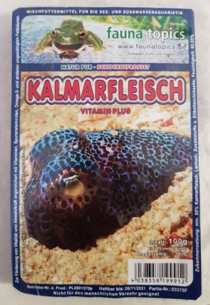 Kalmarfleisch, gehackt, Blister 100g